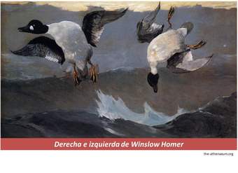 Derecha e izquierda de Winslow Homer Derecha e izquierda de Winslow Homer