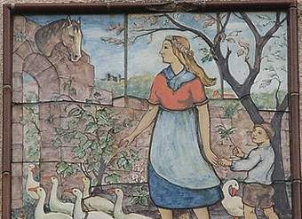 La cuidadora de gansos de Johann-Mithlinger La cuidadora de gansos de Johann-Mithlinger