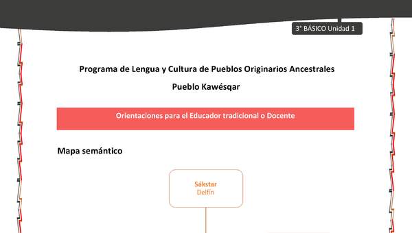 01-Orientaciones al docente - LC03 - Kawésqar - U1 - Mapa semántico 01-Orientaciones al docente - LC03 - Kawésqar - U1 - Mapa semántico
