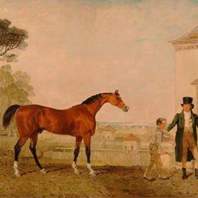 Pintura ecuestre de Lambert Marshall Pintura ecuestre de Lambert Marshall