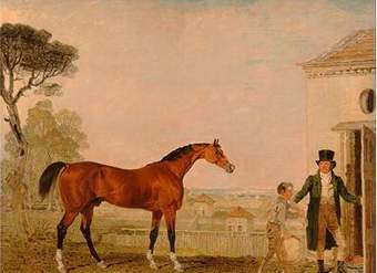 Pintura ecuestre de Lambert Marshall Pintura ecuestre de Lambert Marshall