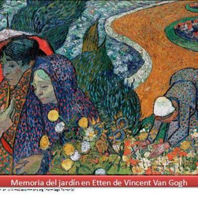 Memoria del jardín en Etten de Vincent Van Gogh Memoria del jardín en Etten de Vincent Van Gogh