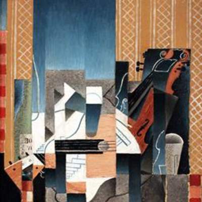 Violín y Guitarra de Juan Gris Violín y Guitarra de Juan Gris