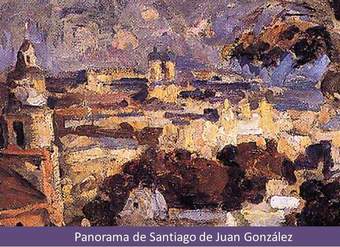 Panorama de Santiago de Juan Francisco González Panorama de Santiago de Juan Francisco González