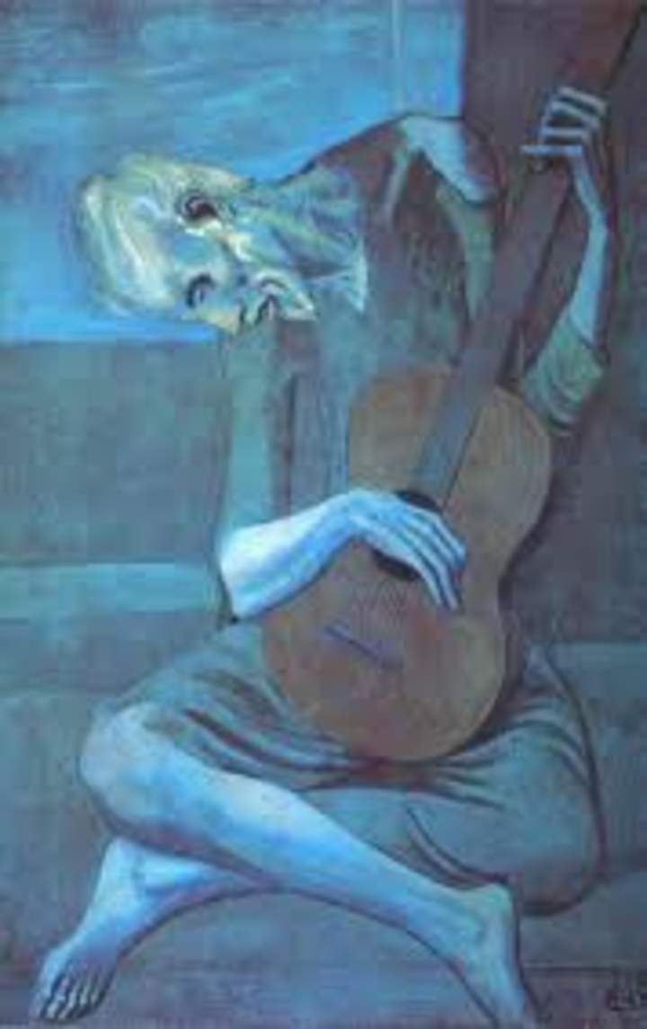 El guitarrista de Pablo Picasso El guitarrista de Pablo Picasso