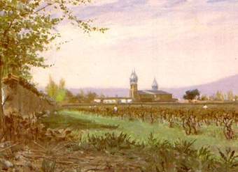 Paisaje de Apoquindo de Alberto Orrego Luco Paisaje de Apoquindo de Alberto Orrego Luco