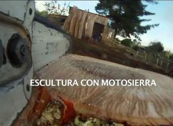Escultura con motosierra Escultura con motosierra