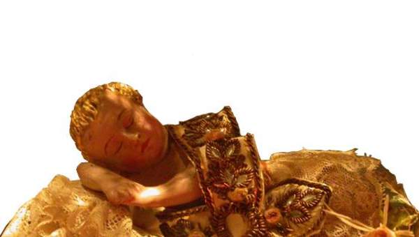 Imagen de Jesús en fanal colonial de la iglesia de la Merced Imagen de Jesús en fanal colonial de la iglesia de la Merced