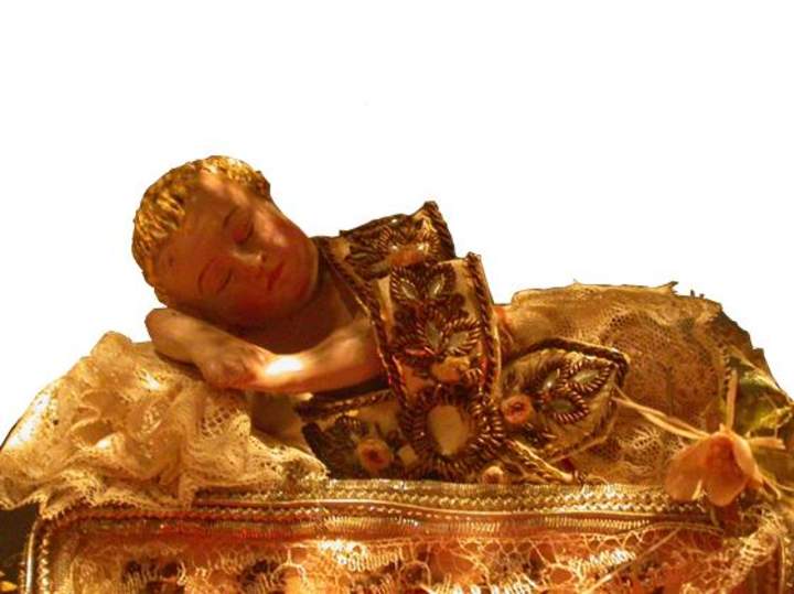 Imagen de Jesús en fanal colonial de la iglesia de la Merced Imagen de Jesús en fanal colonial de la iglesia de la Merced