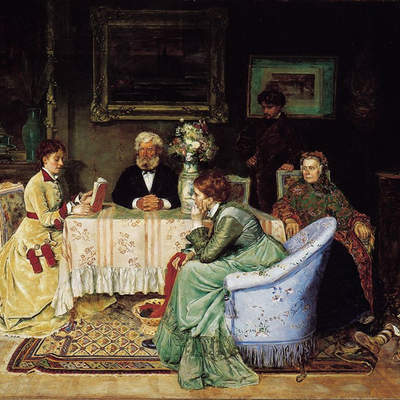 La lectura de Cosme San Martin La lectura de Cosme San Martin