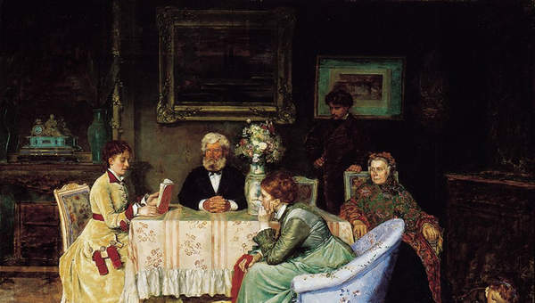 La lectura de Cosme San Martin La lectura de Cosme San Martin