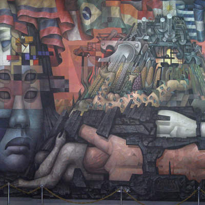 Mural Presencia de América Latina, Concepción Mural Presencia de América Latina, Concepción