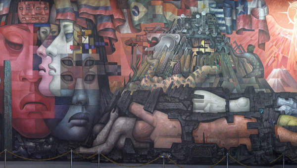 Mural Presencia de América Latina, Concepción Mural Presencia de América Latina, Concepción