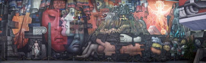 Mural Presencia de América Latina, Concepción Mural Presencia de América Latina, Concepción