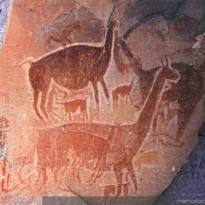 Pintura rupestre Atacameña Pintura rupestre Atacameña