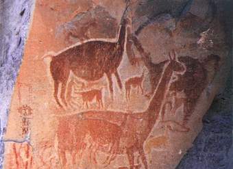 Pintura rupestre Atacameña Pintura rupestre Atacameña