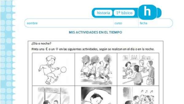 LosMis actividades en el tiempo meses del año LosMis actividades en el tiempo meses del año