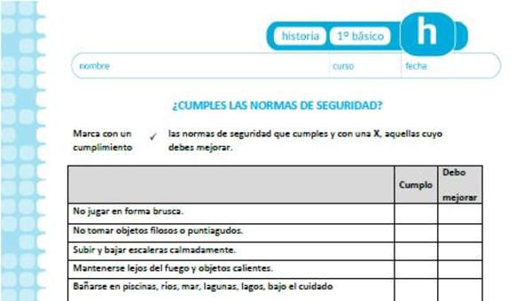 ¿Cumples las normas de seguridad? ¿Cumples las normas de seguridad?