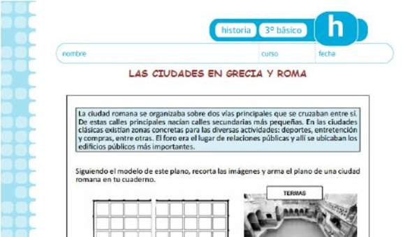 Las ciudades en Grecia y en Roma Las ciudades en Grecia y en Roma