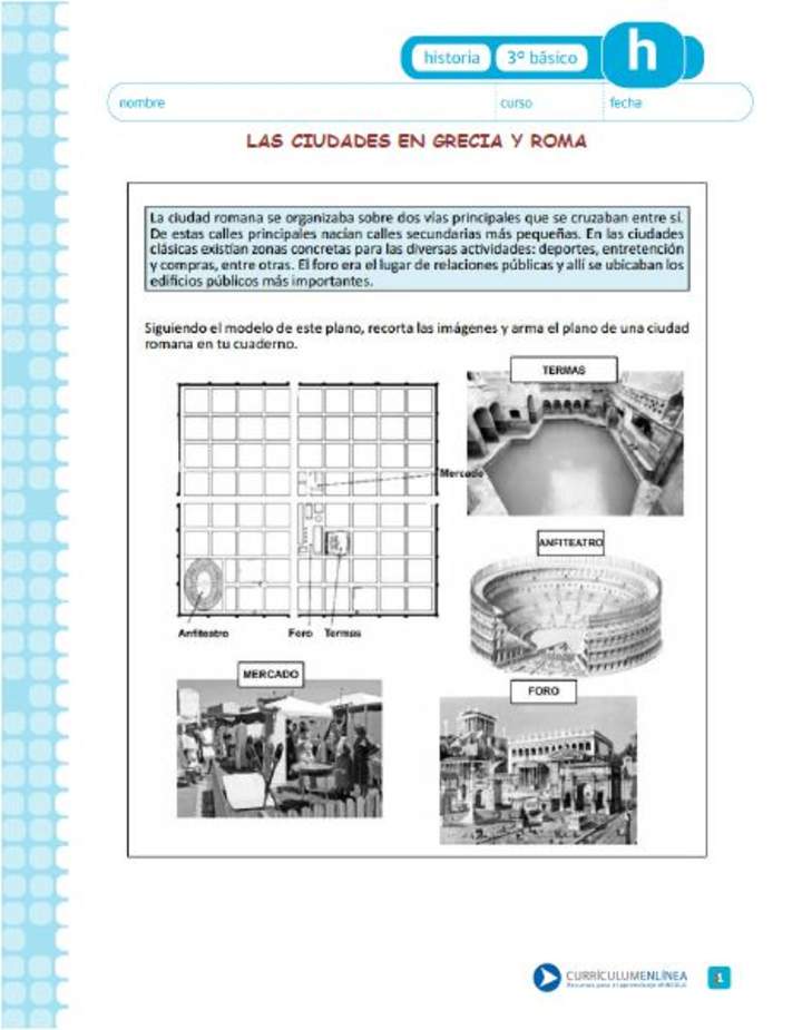 Las ciudades en Grecia y en Roma Las ciudades en Grecia y en Roma