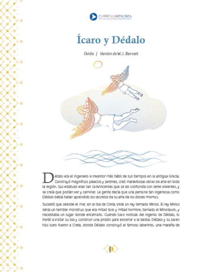 Ícaro y Dédalo Ícaro y Dédalo