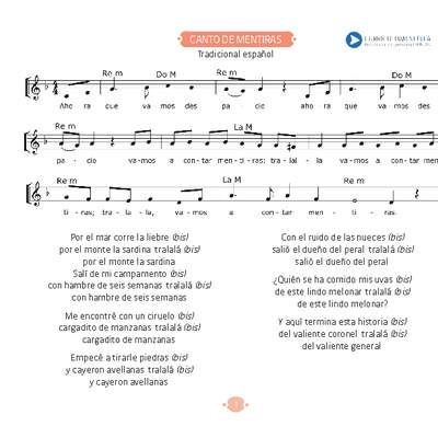 Canto de mentiras Canto de mentiras