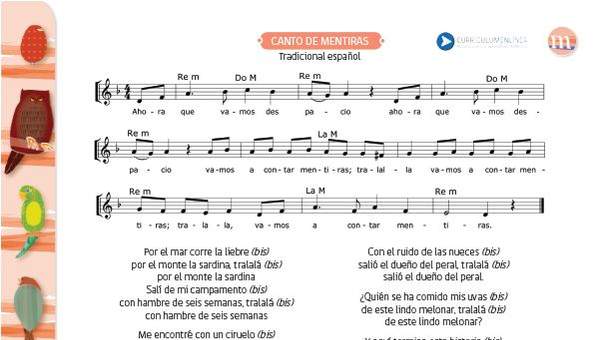 Canto de mentiras Canto de mentiras