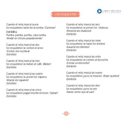 Los esqueletos Los esqueletos