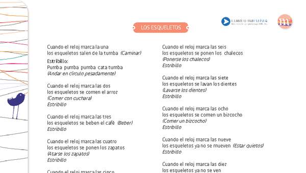 Los esqueletos Los esqueletos