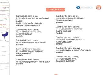 Los esqueletos Los esqueletos