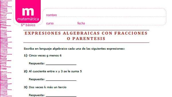 Expresiones algebraicas con fracciones y parentesis Expresiones algebraicas con fracciones y parentesis