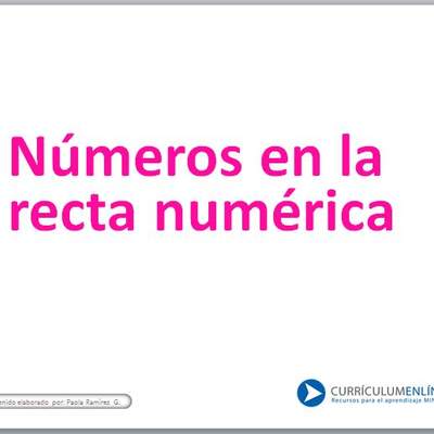 ¿Cuál es el número en la recta numérica? ¿Cuál es el número en la recta numérica?