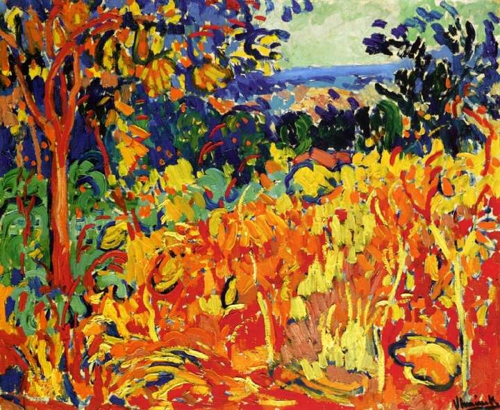 El huerto de Maurice de Vlaminck El huerto de Maurice de Vlaminck