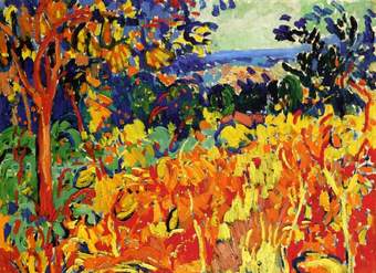 El huerto de Maurice de Vlaminck El huerto de Maurice de Vlaminck