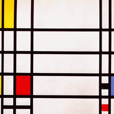 Composición 1 de Piet Mondrian Composición 1 de Piet Mondrian