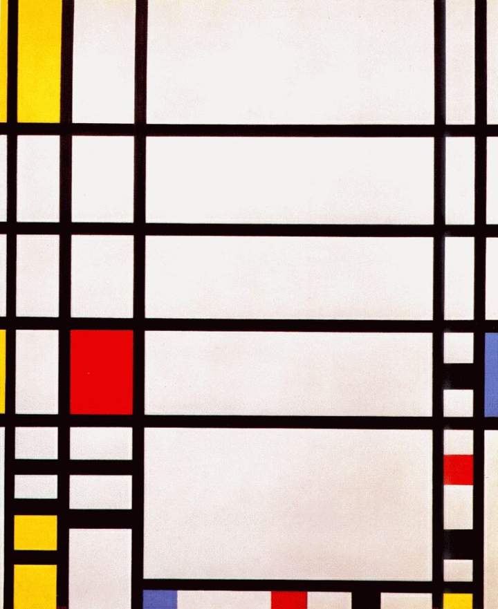 Composición 1 de Piet Mondrian Composición 1 de Piet Mondrian