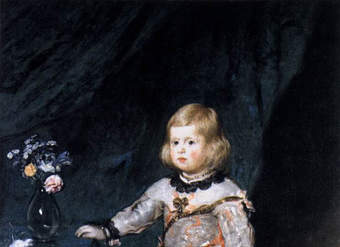 Infanta Margarita con vestido rosado de Diego Velásquez Infanta Margarita con vestido rosado de Diego Velásquez