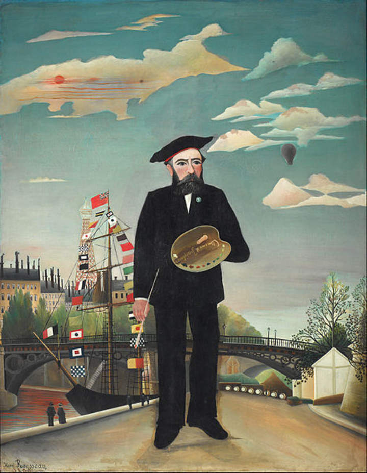 Autorretrato de Henri Rousseau Autorretrato de Henri Rousseau