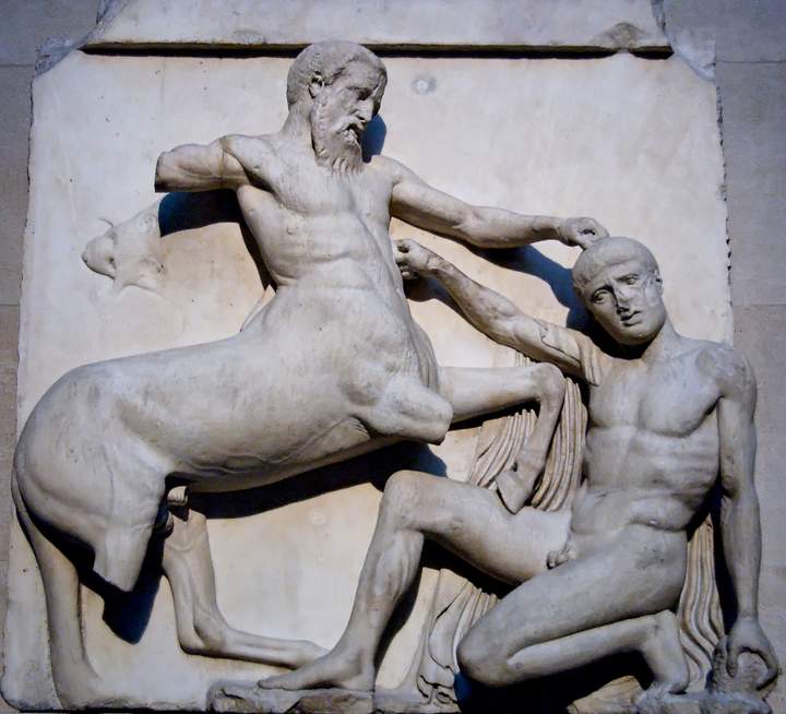 Metopa Partenón Metopa Partenón