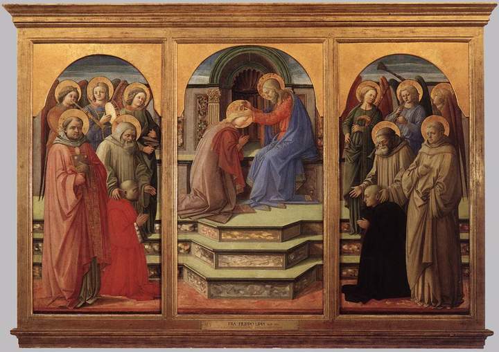 Coronación de la Virgen de Filippo Lippi Coronación de la Virgen de Filippo Lippi