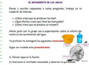 El movimiento de las aguas El movimiento de las aguas