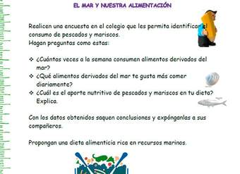 El mar y la alimentación El mar y la alimentación