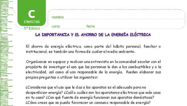 Importancia y ahorro de electricidad Importancia y ahorro de electricidad