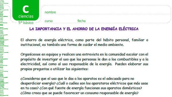 Importancia y ahorro de electricidad Importancia y ahorro de electricidad