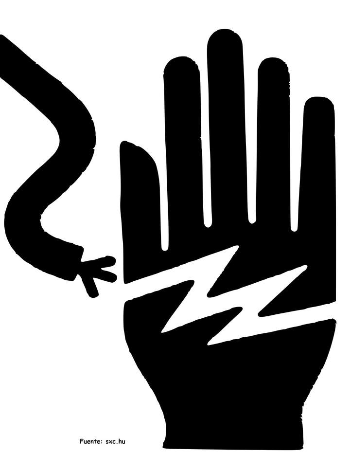 Señal de peligro de descarga eléctrica Señal de peligro de descarga eléctrica