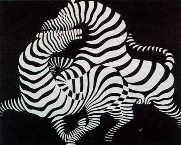 Zebra de Victor Vasarely Zebra de Victor Vasarely
