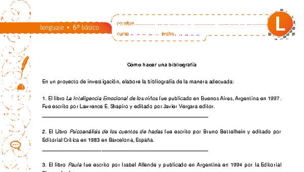 Cómo hacer una bibliografía Cómo hacer una bibliografía