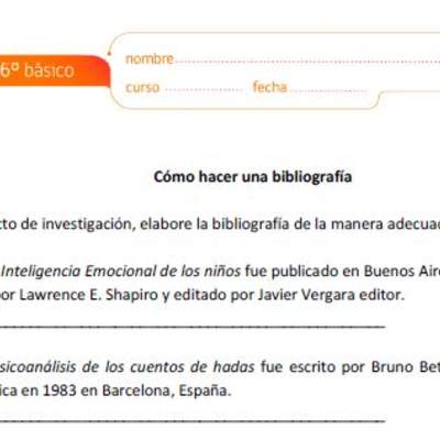 Cómo hacer una bibliografía Cómo hacer una bibliografía