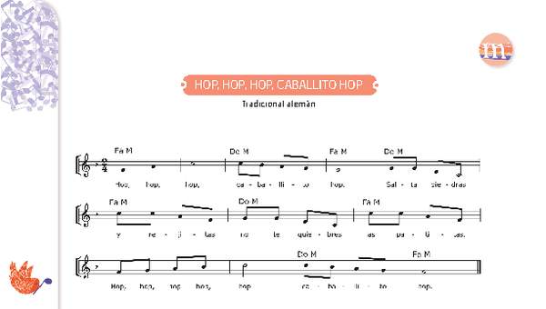 Hop, hop, hop, caballito hop Hop, hop, hop, caballito hop