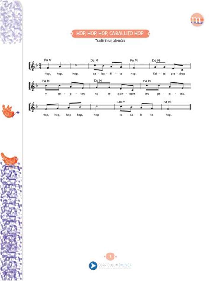 Hop, hop, hop, caballito hop Hop, hop, hop, caballito hop